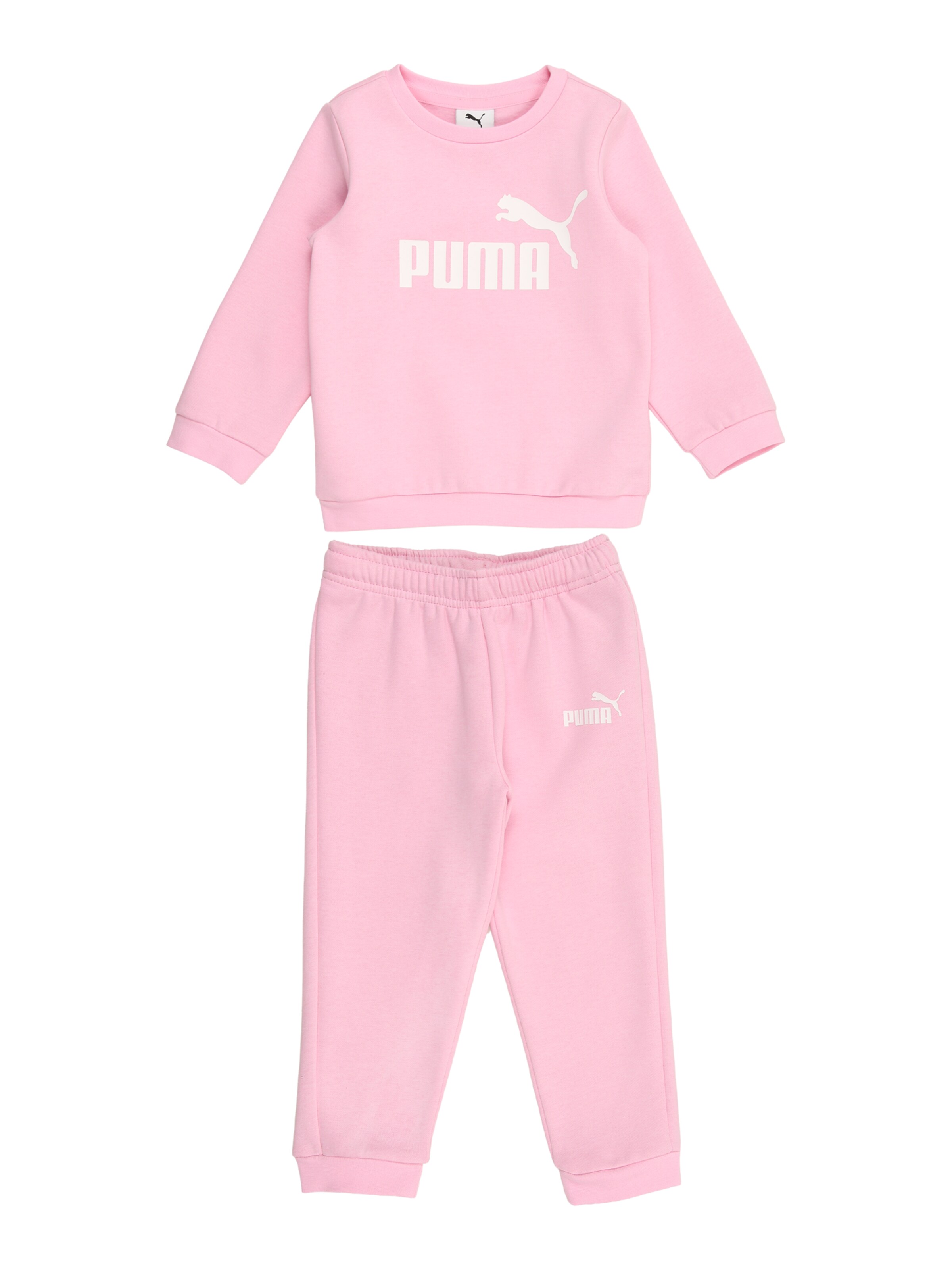 PUMA Jogginganzug 'Essentials' in Pink: Vorderseite