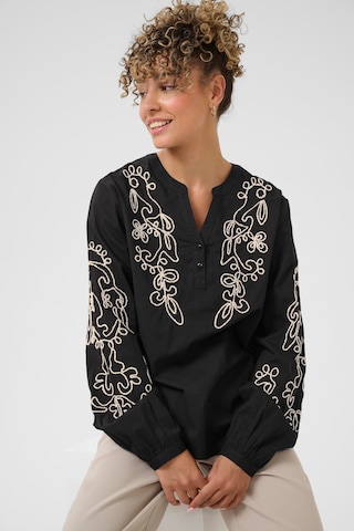 Cream Bluse 'CRVia' i sort