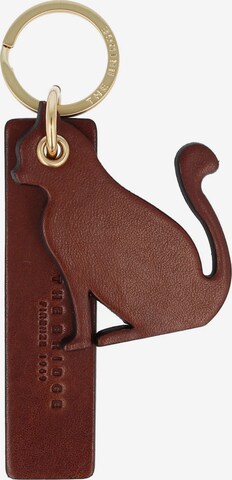 The Bridge Key Ring 'Duccio ' in Brown: front