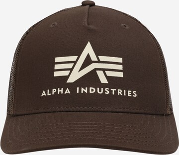 ALPHA INDUSTRIES Шапка с козирка в кафяво