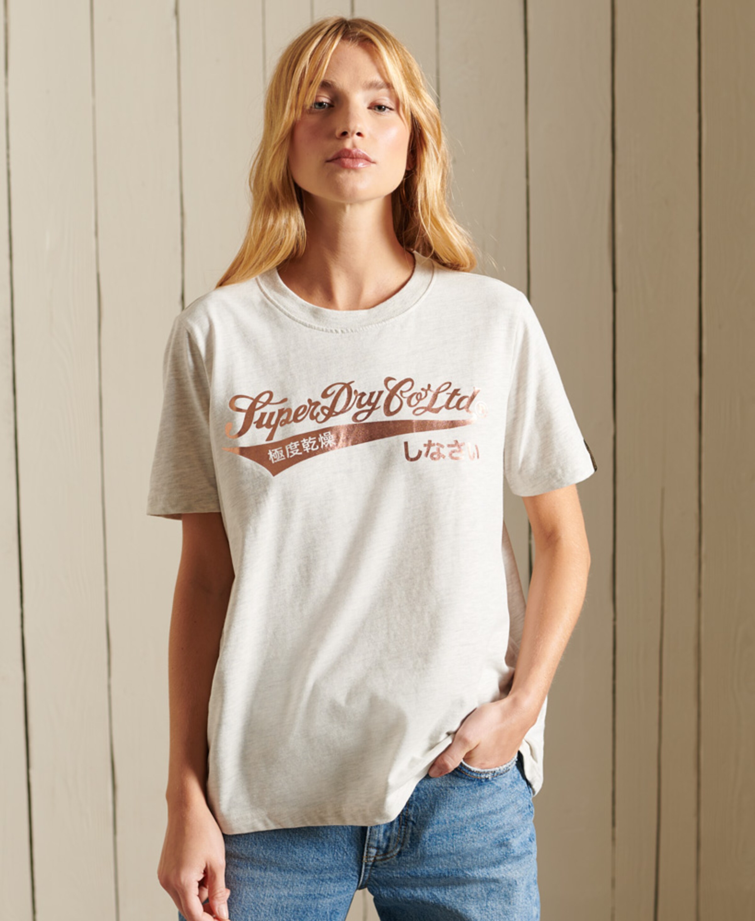 Frauen Shirts & Tops Superdry Shirt in Grau - OY28353