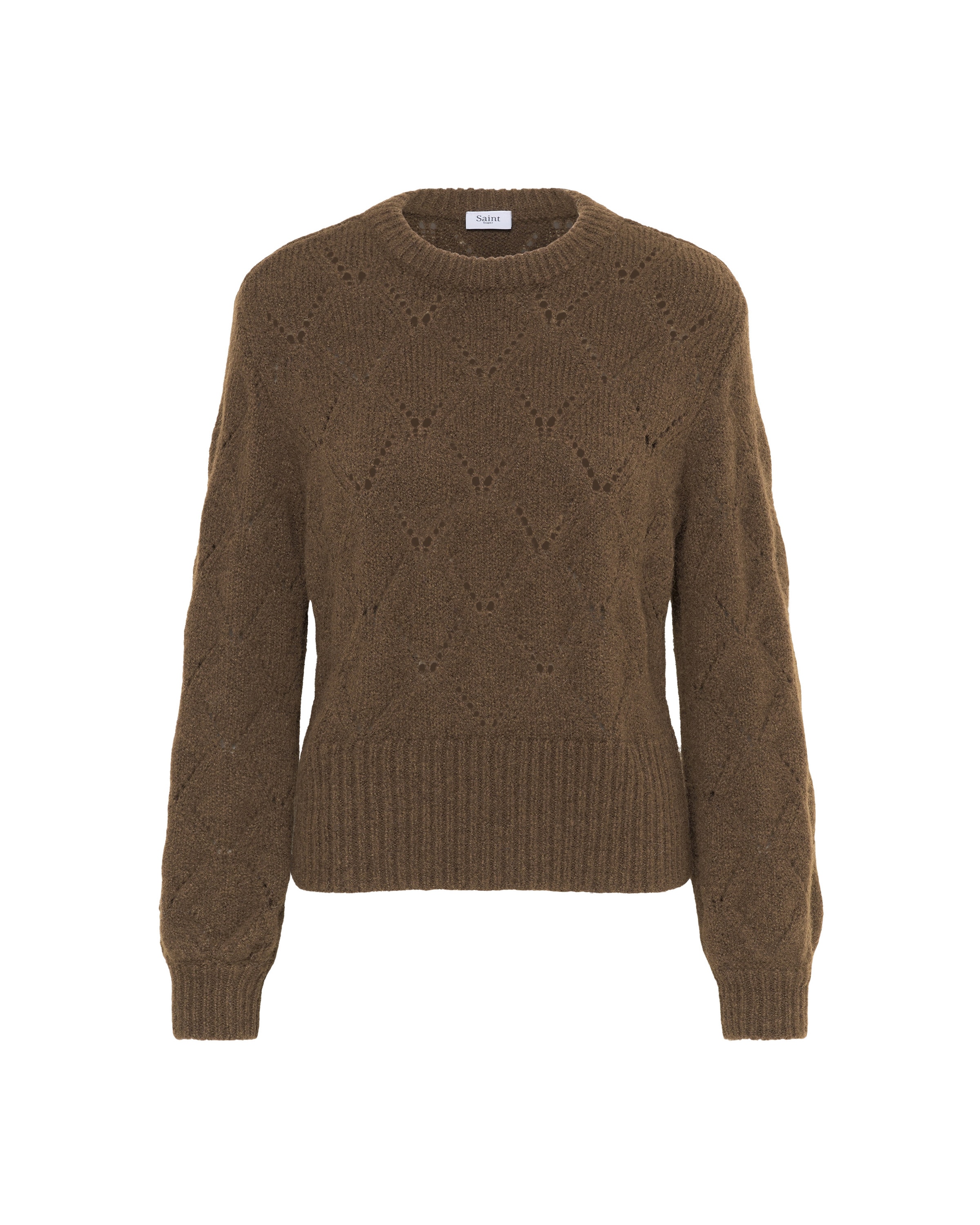 Pull-over 'Tabbatha' SAINT TROPEZ en marron : devant