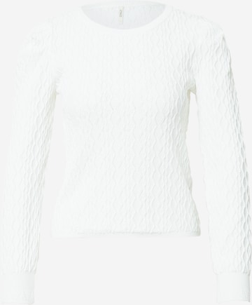 Pull-over 'FARA SALLY' ONLY en blanc : devant