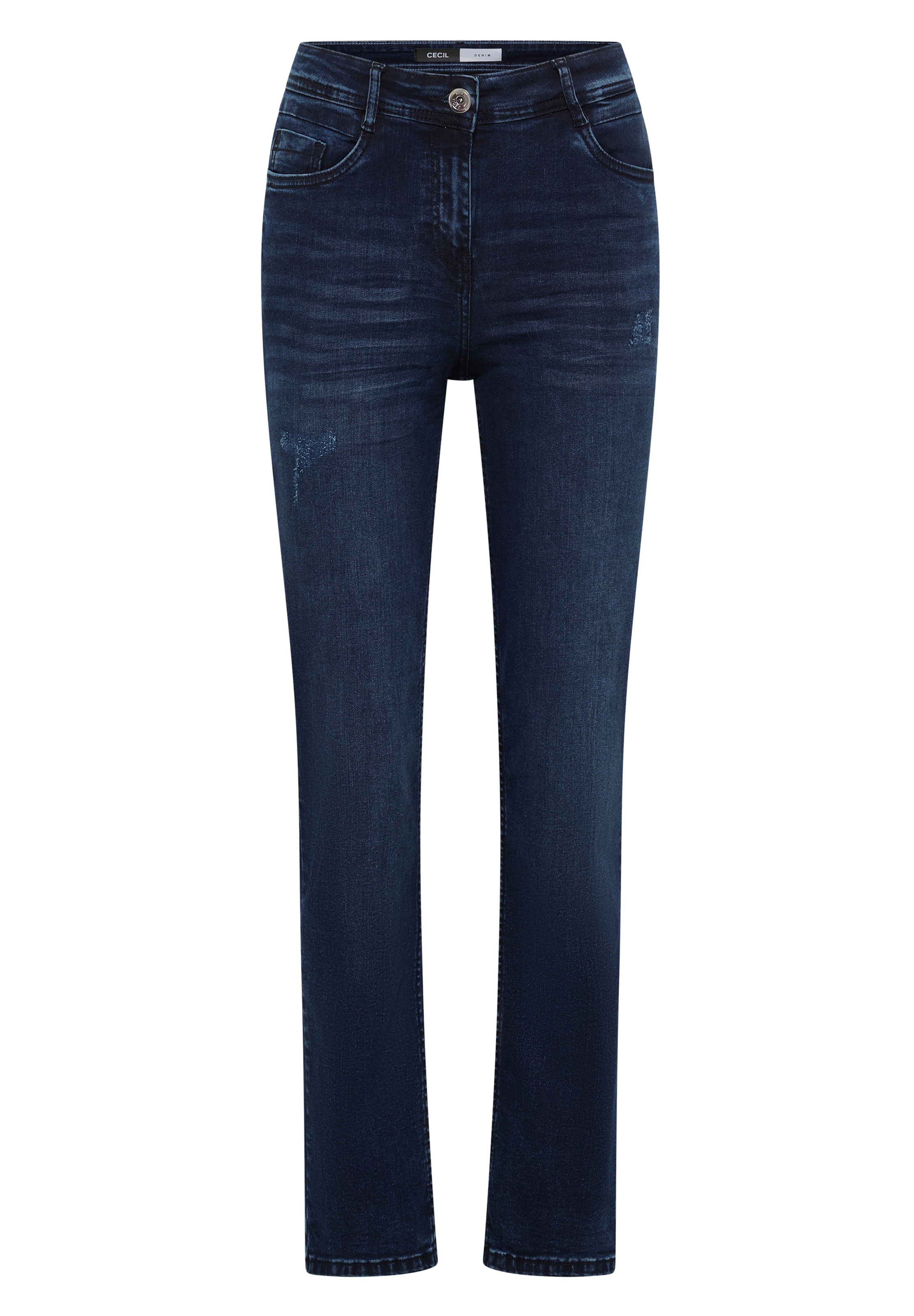 CECIL Slimfit Jeans in Blau: Vorderseite