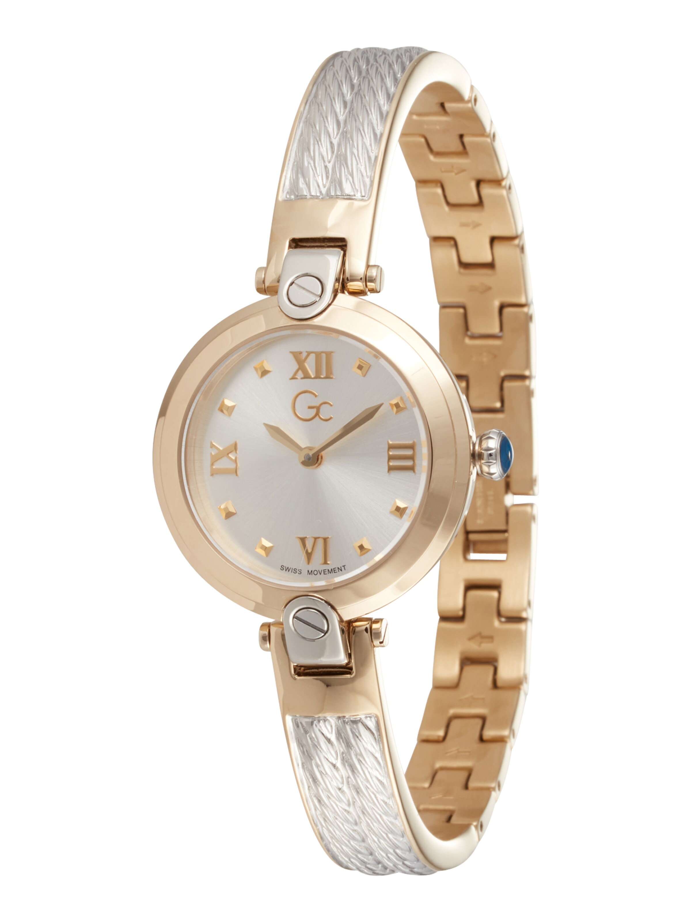 Gc Analog Watch 'Fusion' in Silver: front