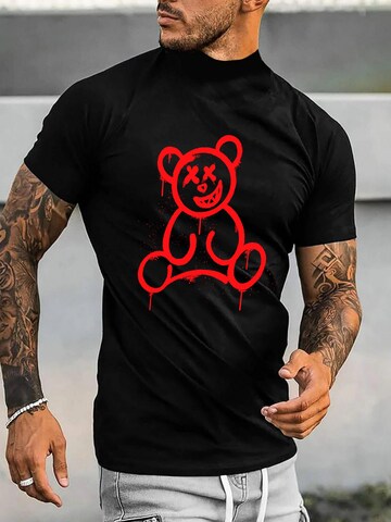 RMK Shirt '“Bear Smiley ”' in Black