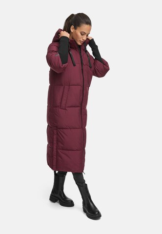 NAVAHOO Mantel 'Ciao Miau XIV' in Rot