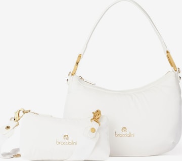 Braccialini Schultertasche 'Beth Puffy' in Weiß: Vorderseite