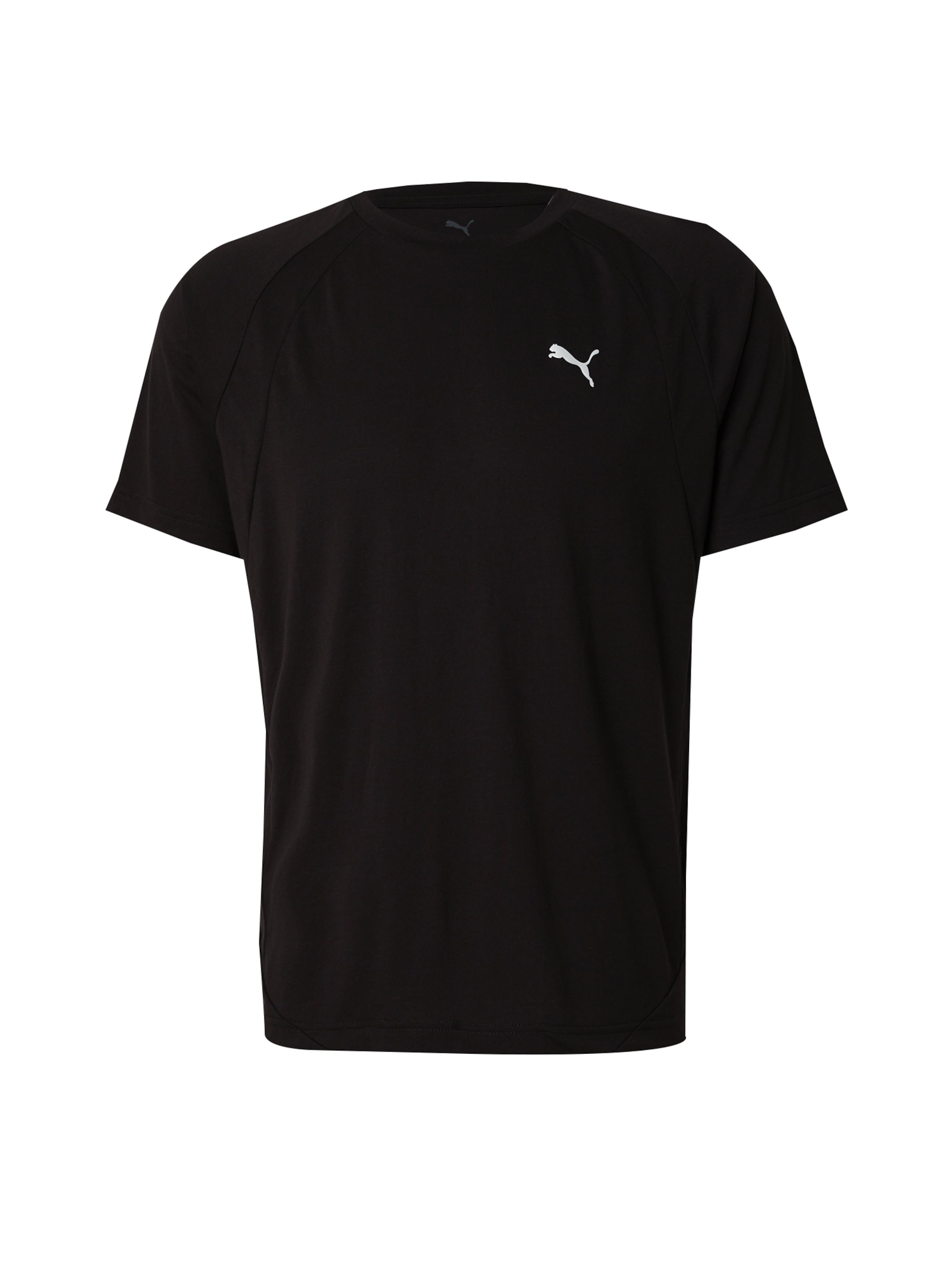 PUMA Λειτουργικό μπλουζάκι σε μαύρο: μπροστά