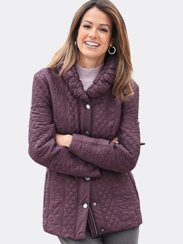 Goldner Winter Coat in Purple: front
