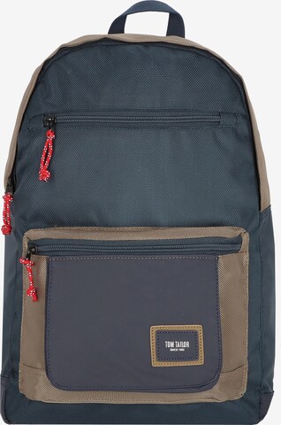 TOM TAILOR Rucksack 'Trenton' in Blau: predná strana