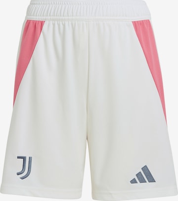 ADIDAS PERFORMANCE Regular Sportbroek 'Juventus 24/25 Away' in Wit: voorkant