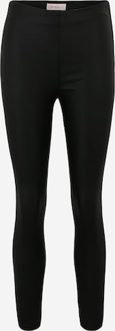 Only Petite - Skinny Leggings 'ROCK' em preto: frente