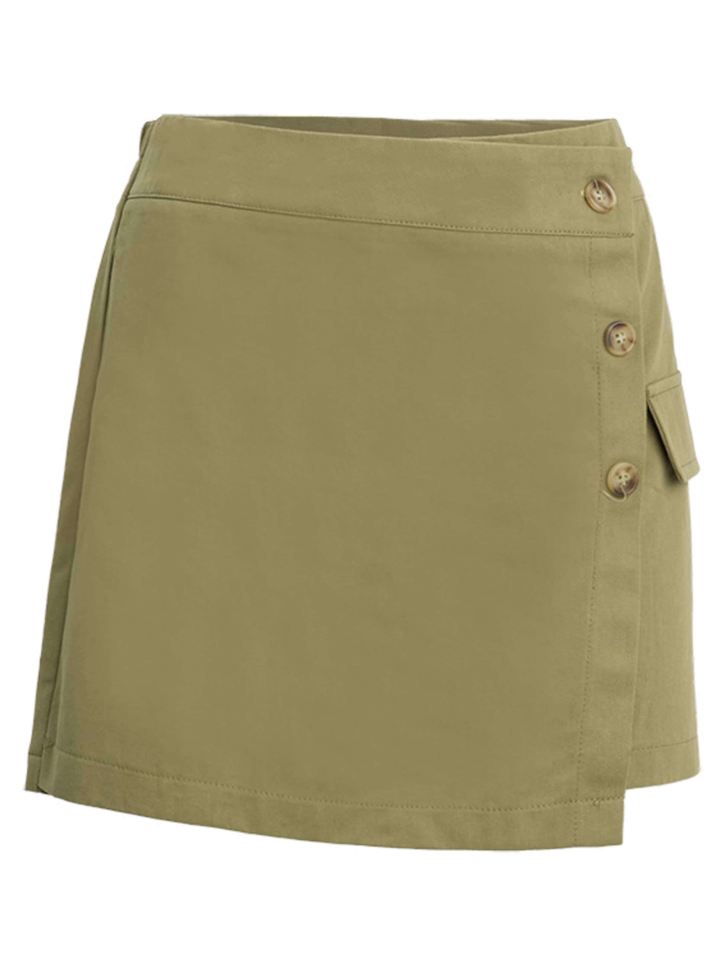 Influencer Loose fit Trousers in Green: front