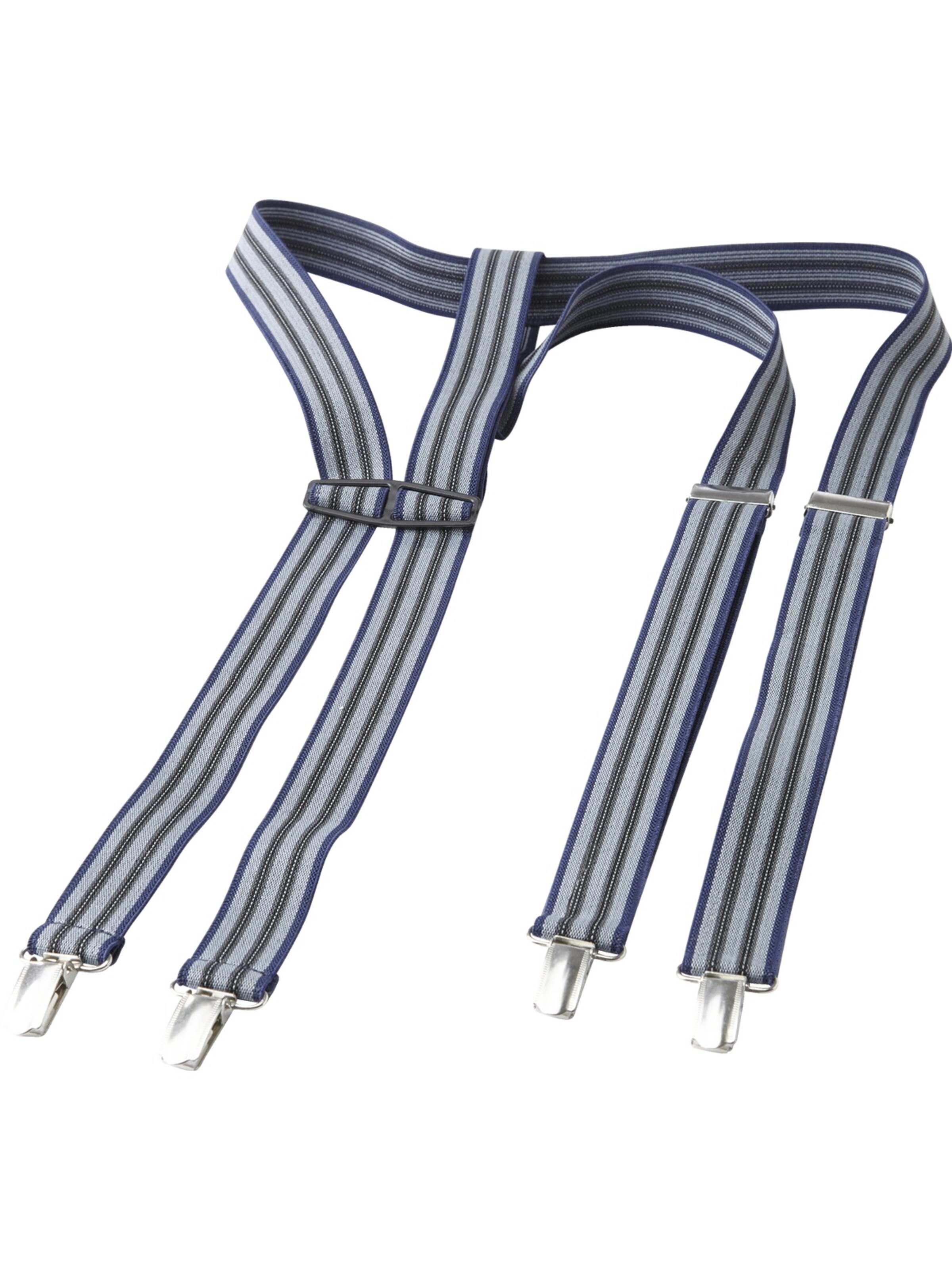 BABISTA Suspenders 'Helvaro' in Blue: front