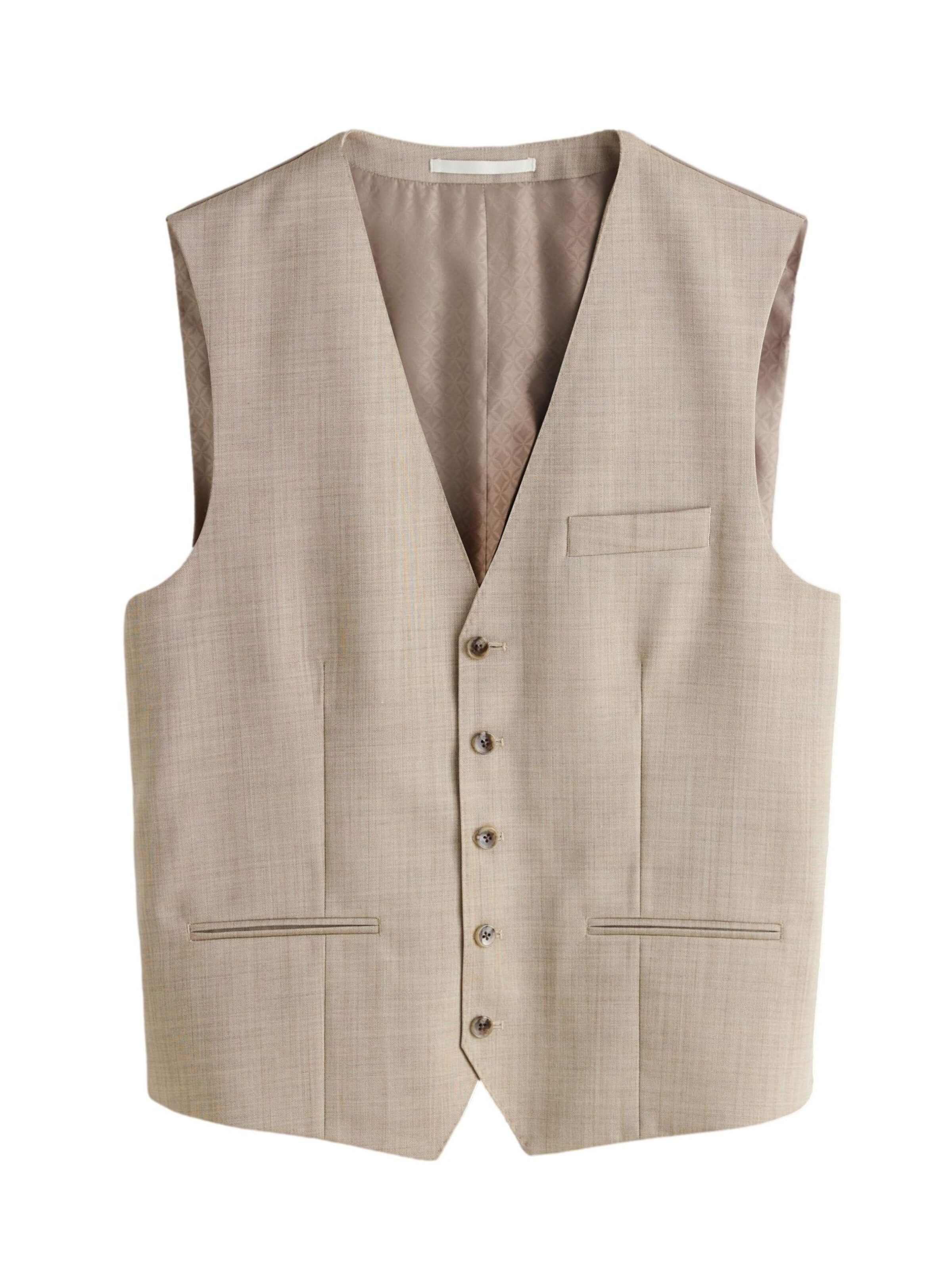 Next Жилет от костюма в Бежевый: спереди