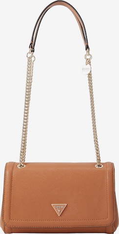 GUESS Наплечная сумка 'NOELLE II CNVRTBLE XBODY FLAP' в Коричневый: спереди