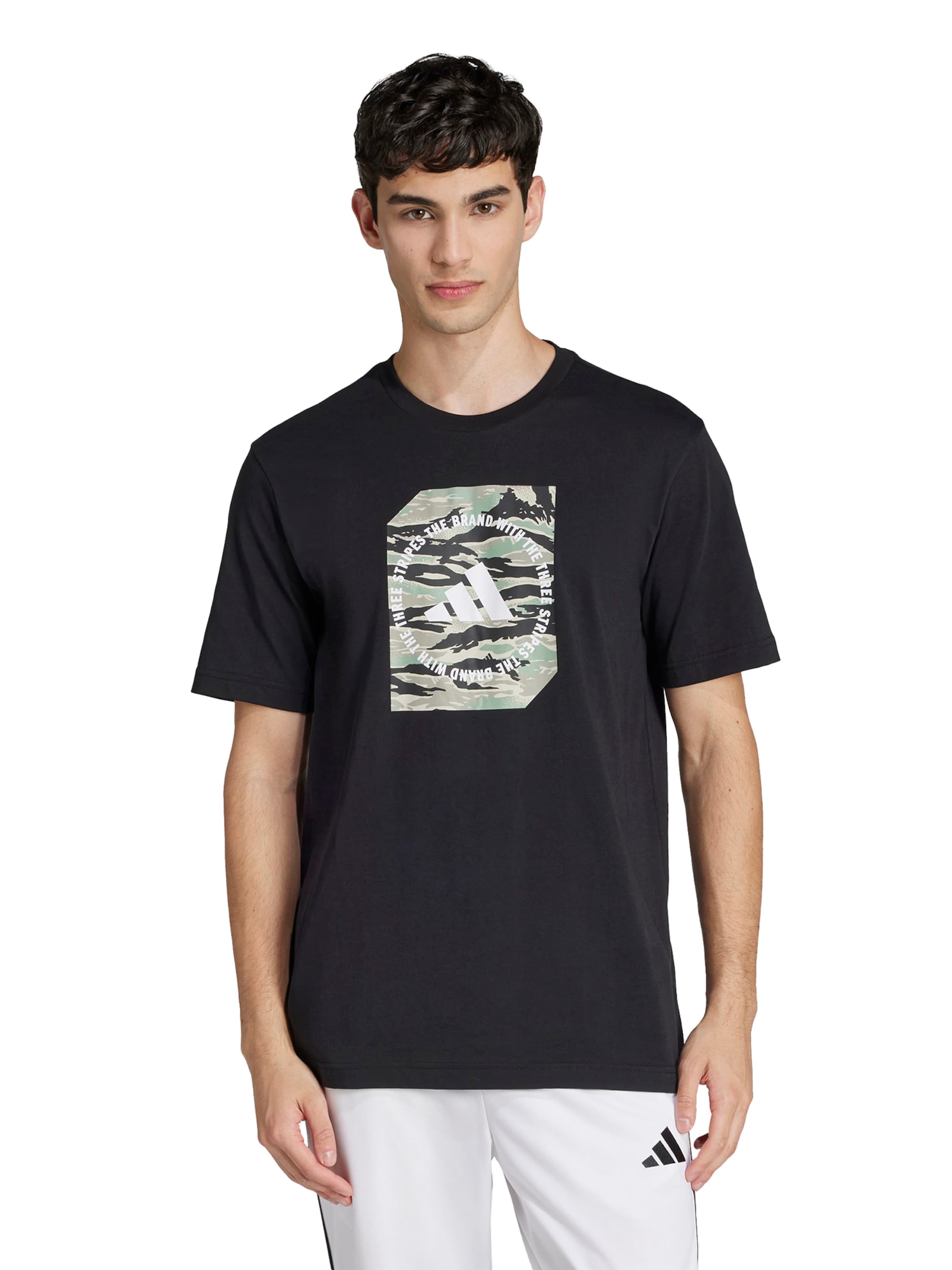 ADIDAS SPORTSWEAR Functioneel shirt in Zwart: voorkant
