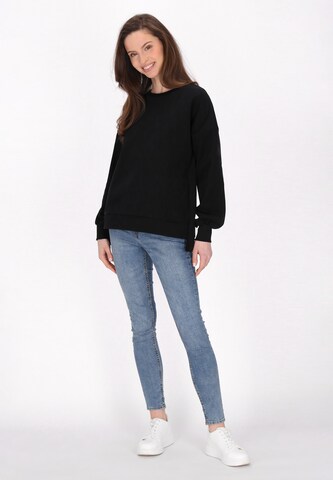usha BLUE LABEL Sweatshirt in Zwart