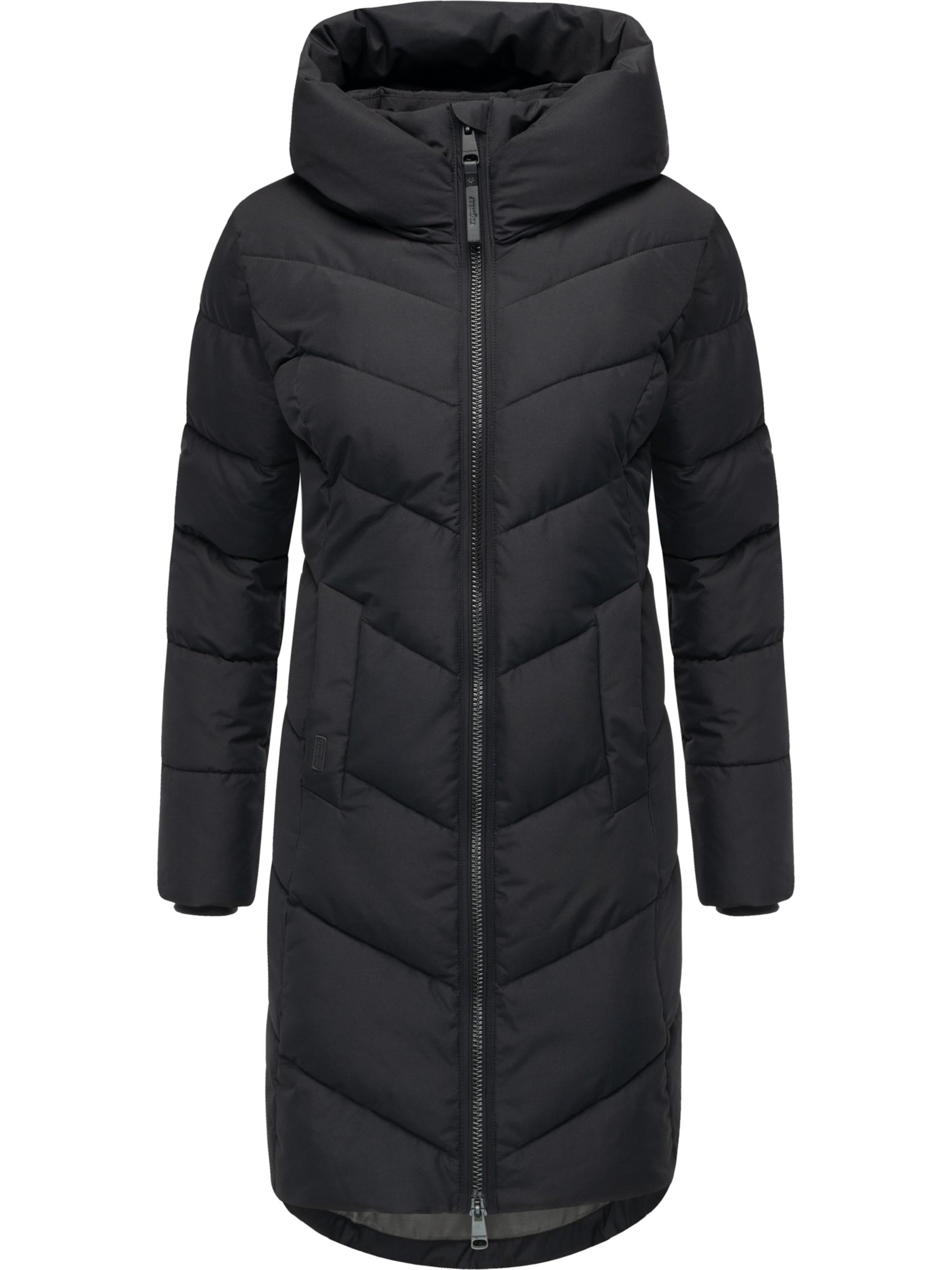 Ragwear Zimný kabát 'Natalin' - Čierna: predná strana