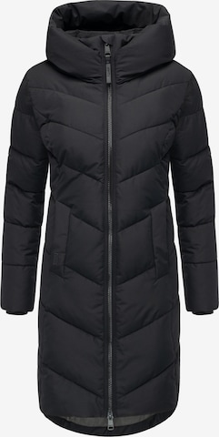 Manteau d’hiver 'Natalin' Ragwear en noir : devant