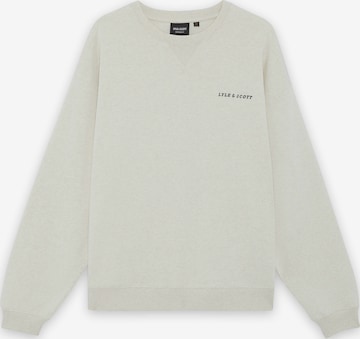 Lyle & Scott Sweatshirt in White: front