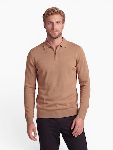 INSPR Sweater 'Markova Zip' in Beige