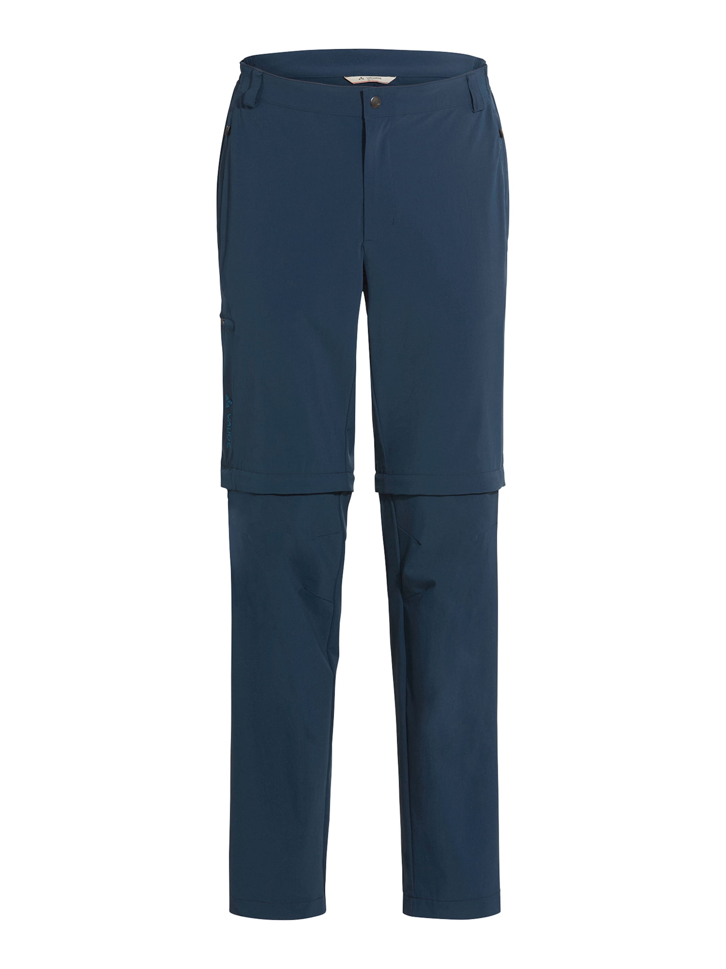 VAUDE Regular Outdoorbroek 'Yaras' in Blauw: voorkant