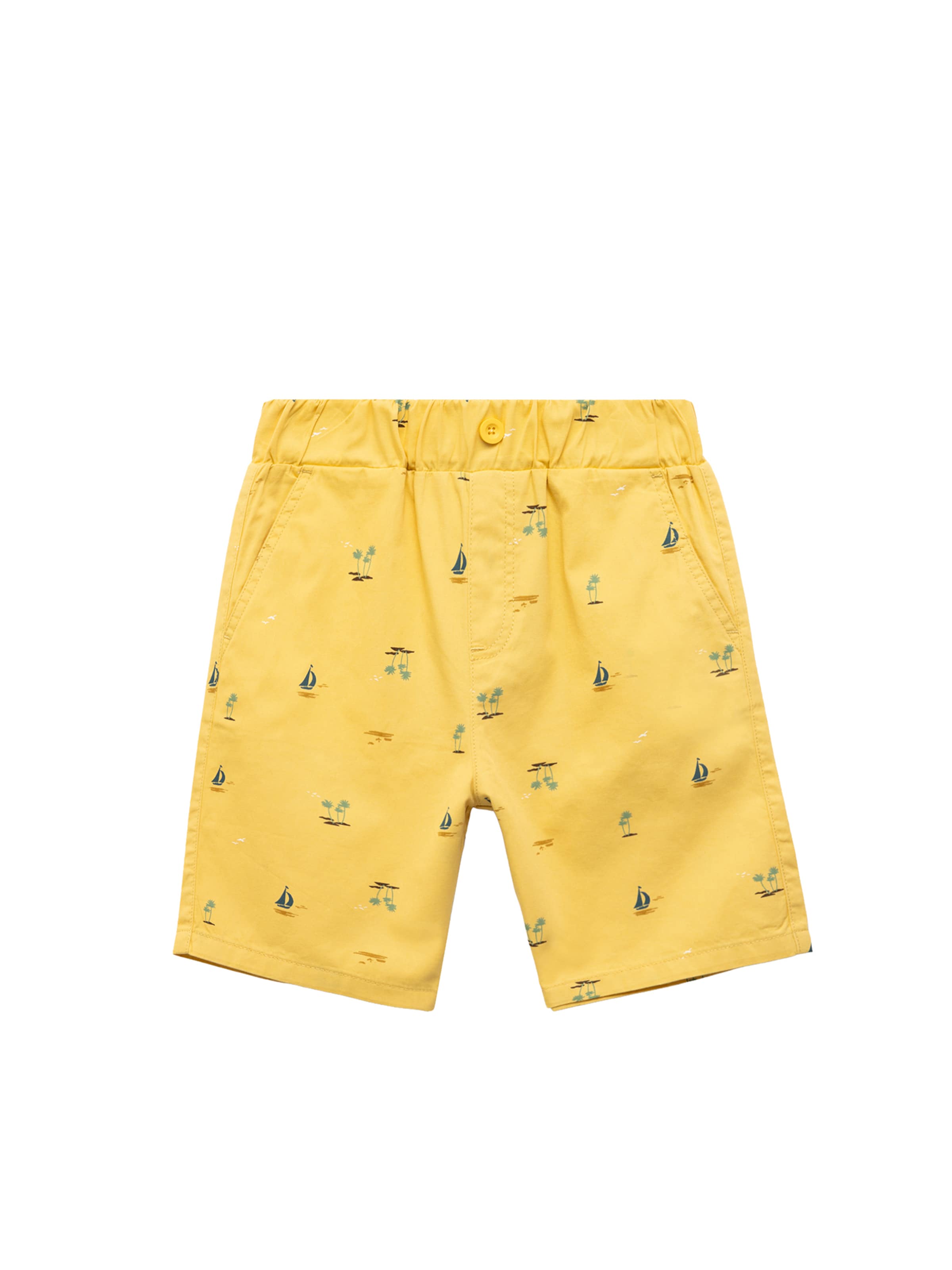 Koton Regular Trousers in Yellow: front