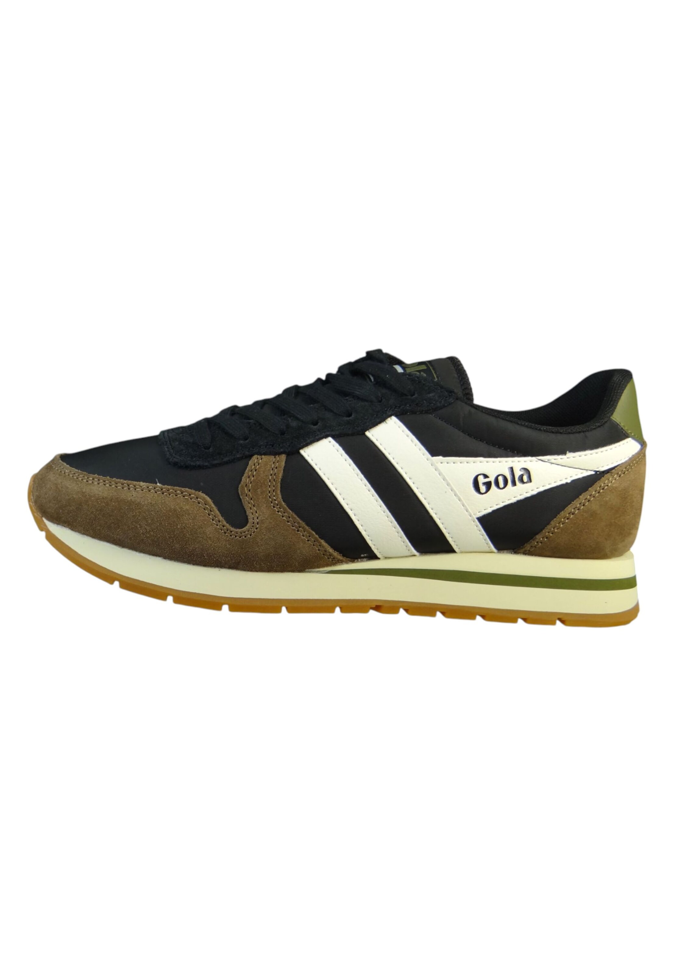 Baskets basses Gola en marron : devant