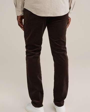 WE Fashion Slimfit Bukser i brun