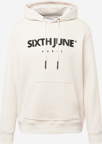 Sixth June Sweatshirt 'ESSENTIELS' i grå: framsida