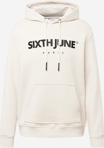 Sixth June - Sweatshirt 'ESSENTIELS' em cinzento: frente