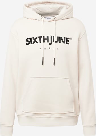 Sweat-shirt 'ESSENTIELS' Sixth June en gris : devant