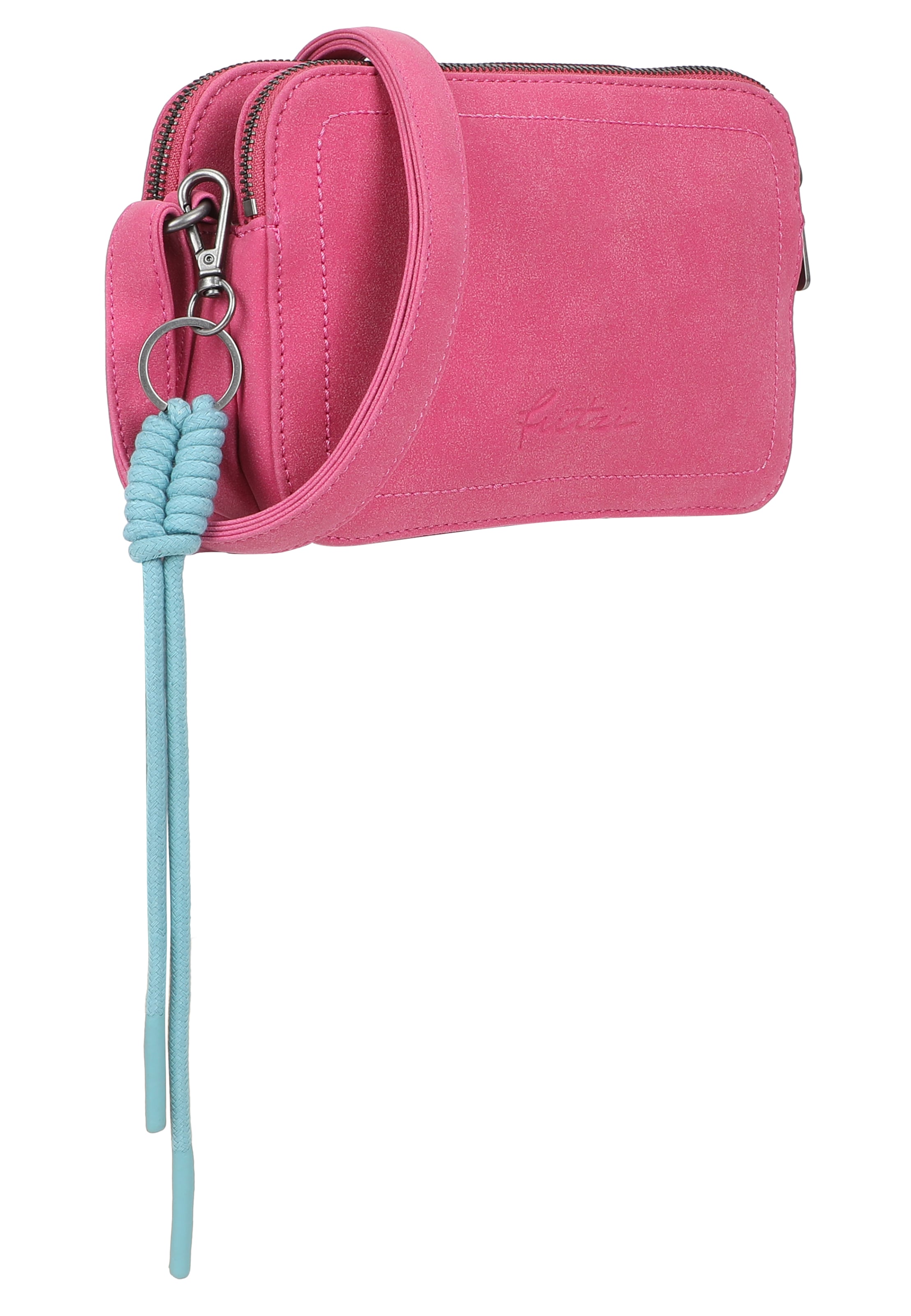 Fritzi aus Preußen Crossbody Bag 'Jony Suede Jacky' in Pink