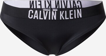 Calvin Klein Swimwear Σλιπ μπικίνι σε μαύρο: μπροστά