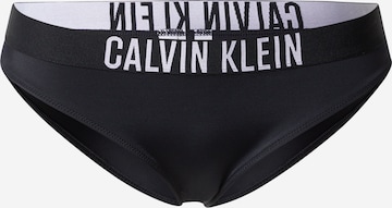 Calvin Klein Swimwear Низ бикини в Черный: спереди