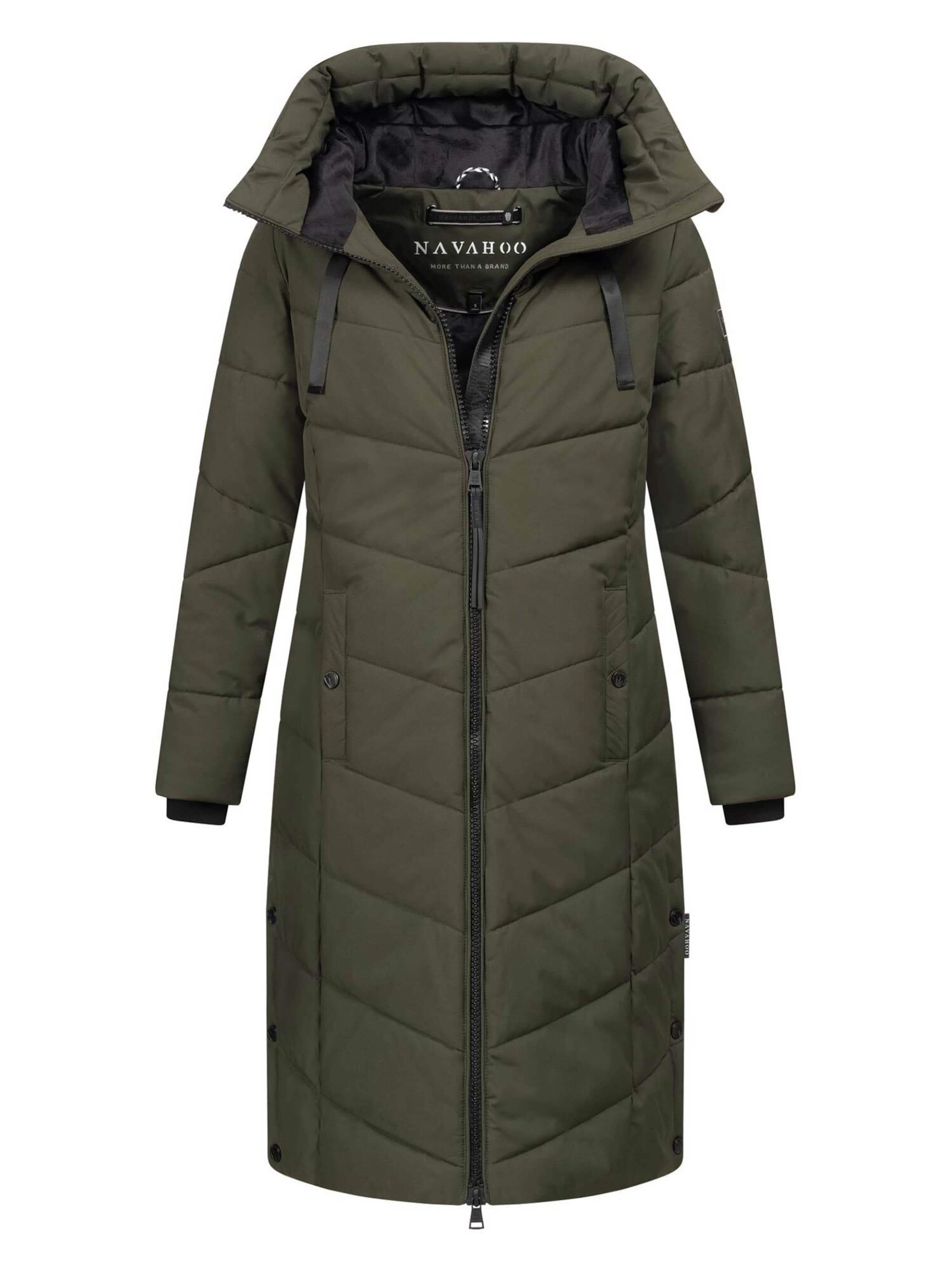 NAVAHOO Wintermantel ' ' in Groen: voorkant
