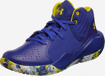 UNDER ARMOUR Athletic Shoes 'Jet 21' in Blue: front