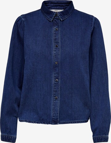 ONLY Blouse 'Luella life' in Blauw: voorkant