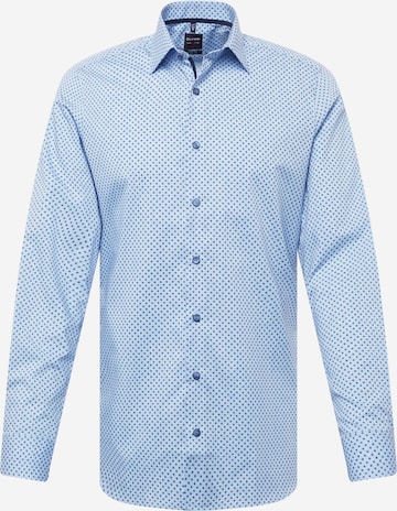 OLYMP Regular fit Button Up Shirt 'Level 5' in Blue: front