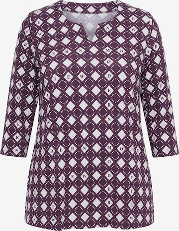 Ulla Popken Shirt in Lila: Vorderseite