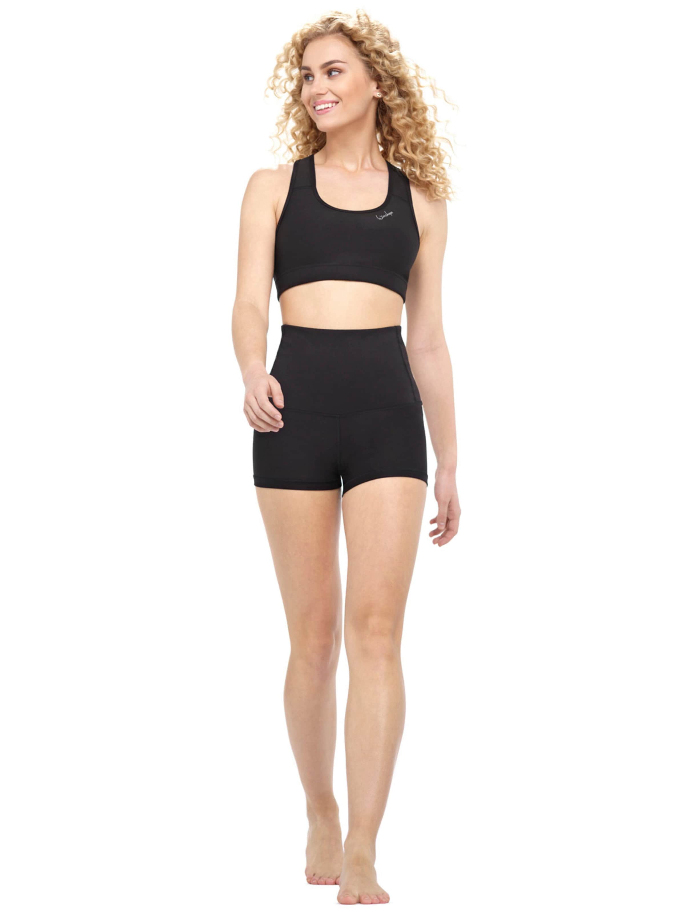 Skinny Pantalon de sport 'HWL512C' Winshape en noir