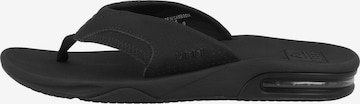 REEF Beach & Pool Shoes 'Fanning' in Black