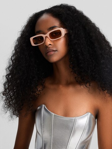 Bershka Sunglasses in Pink