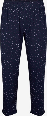 Pantalon de pyjama 'MDANA' Zizzi en bleu : devant