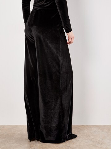 Wide Leg Pantalon ' ' Apricot en noir