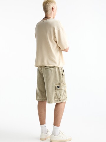 Pull&Bear Loosefit Cargobroek in Groen