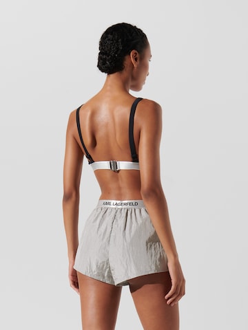 Karl Lagerfeld Swimming shorts in Silver