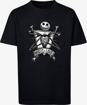 ABSOLUTE CULT Shirt 'Nightmare Before Christmas - Misfits Love' in Black: front